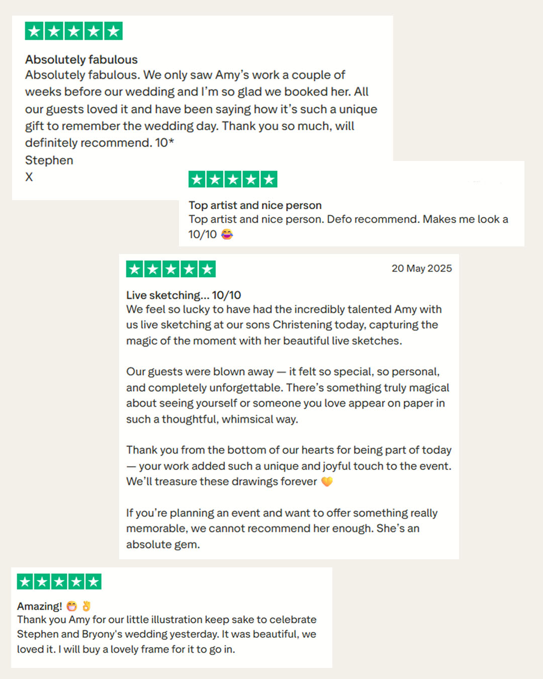 LIVE GUEST ILLUSTRATIONS